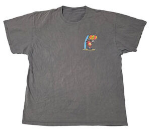 Jelly Belly California Dreamin’ Surf Graphic T-Shirt Gray Large L